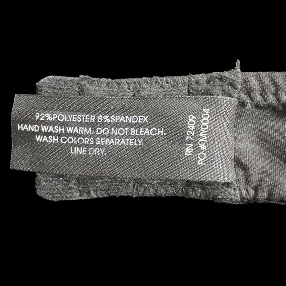 NWOT -Women’s Black Bra & Panty Set -Besima -Cheetah Print Edging -Sizes 34B & 7 - Picture 10 of 12